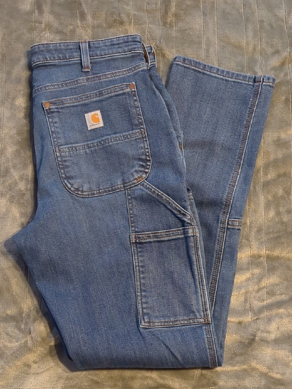 Carhartt Women's Rugged Flex Relaxed Fit Double-Front Jeans.